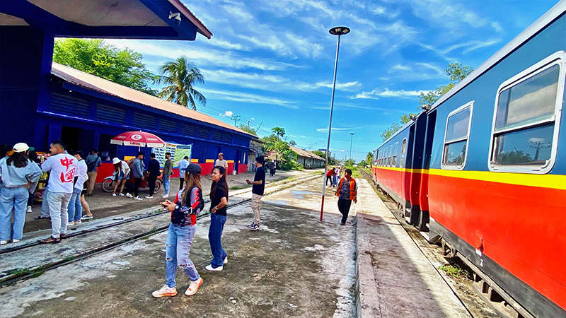 Una gara en la provincia de Takeo a Cambodia