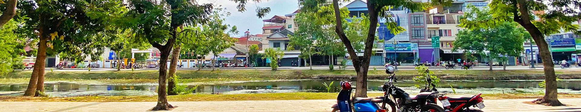 Vista del barrio Wat Bo en Siem Reap