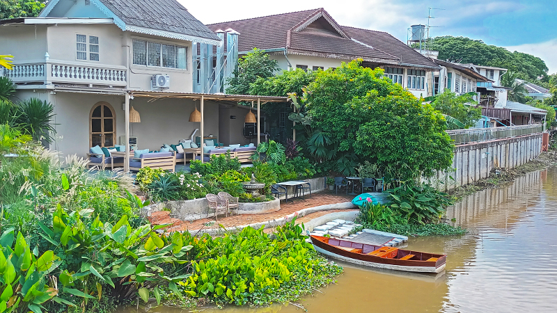 Vista del rio Ping en Chiang Mai