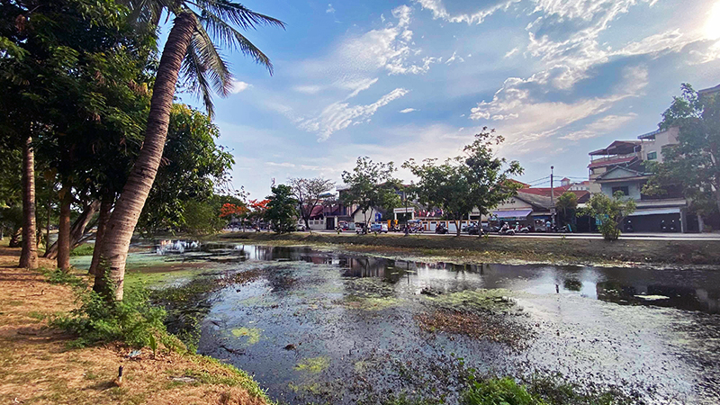 Vista del barrio Wat Bo en Siem Reap