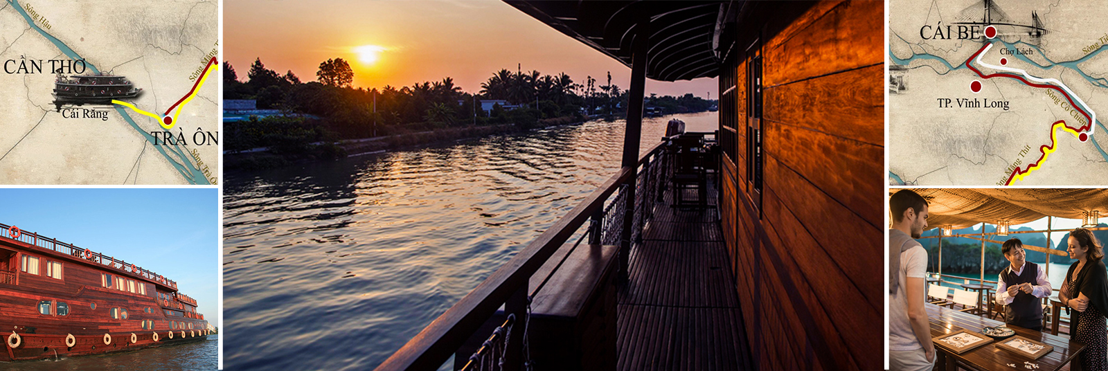 fotos y mapas del crucero por el delta del mekong en vietnam