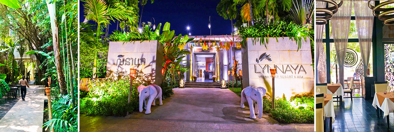 Tres fotos del Lynnaya-Urban-Hotel en Siem Reap, Camboya