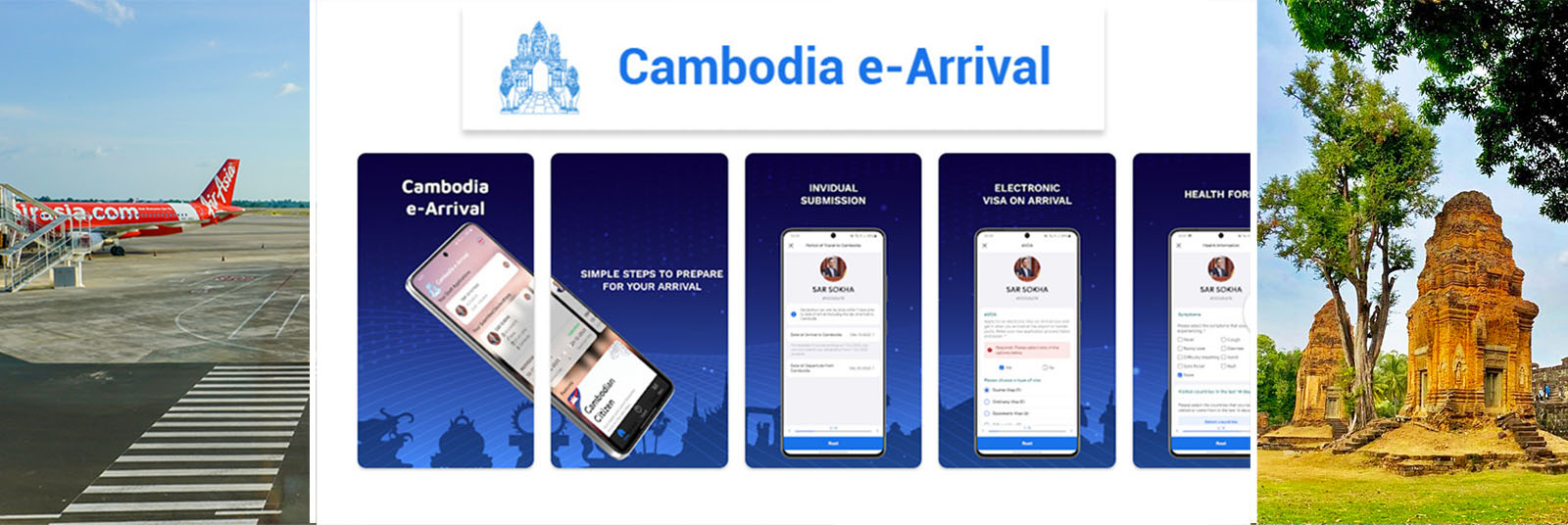 Photos introducing E-Card Arrival in Cambodia
