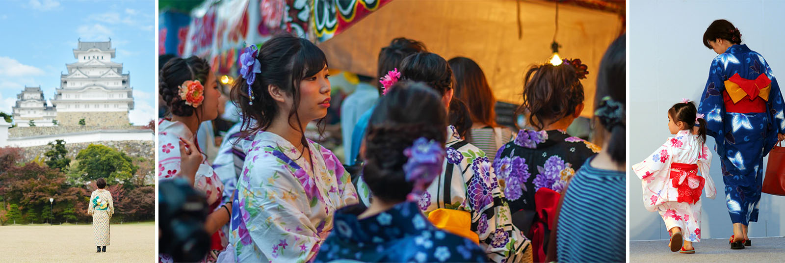 composicion fotografica sobre el yukata japonesa